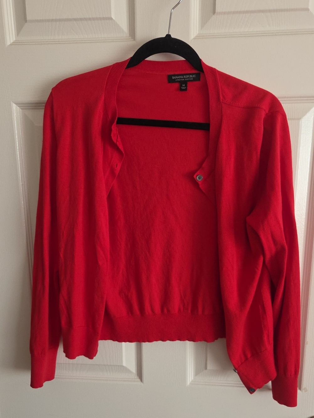 Banana Republic Bright Red Women's Cardigan